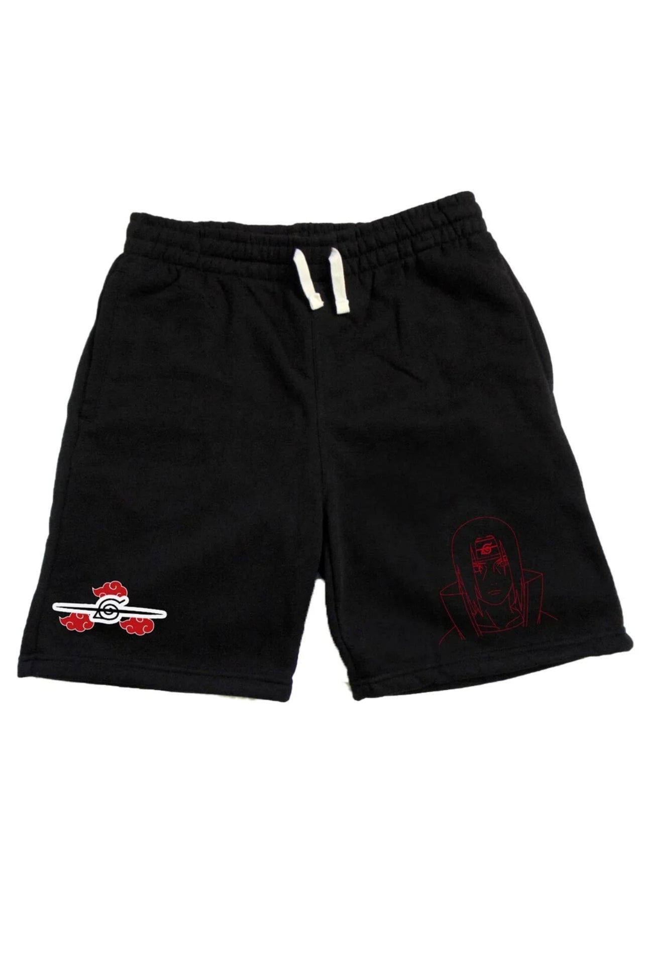 Black and Red Itachi Short